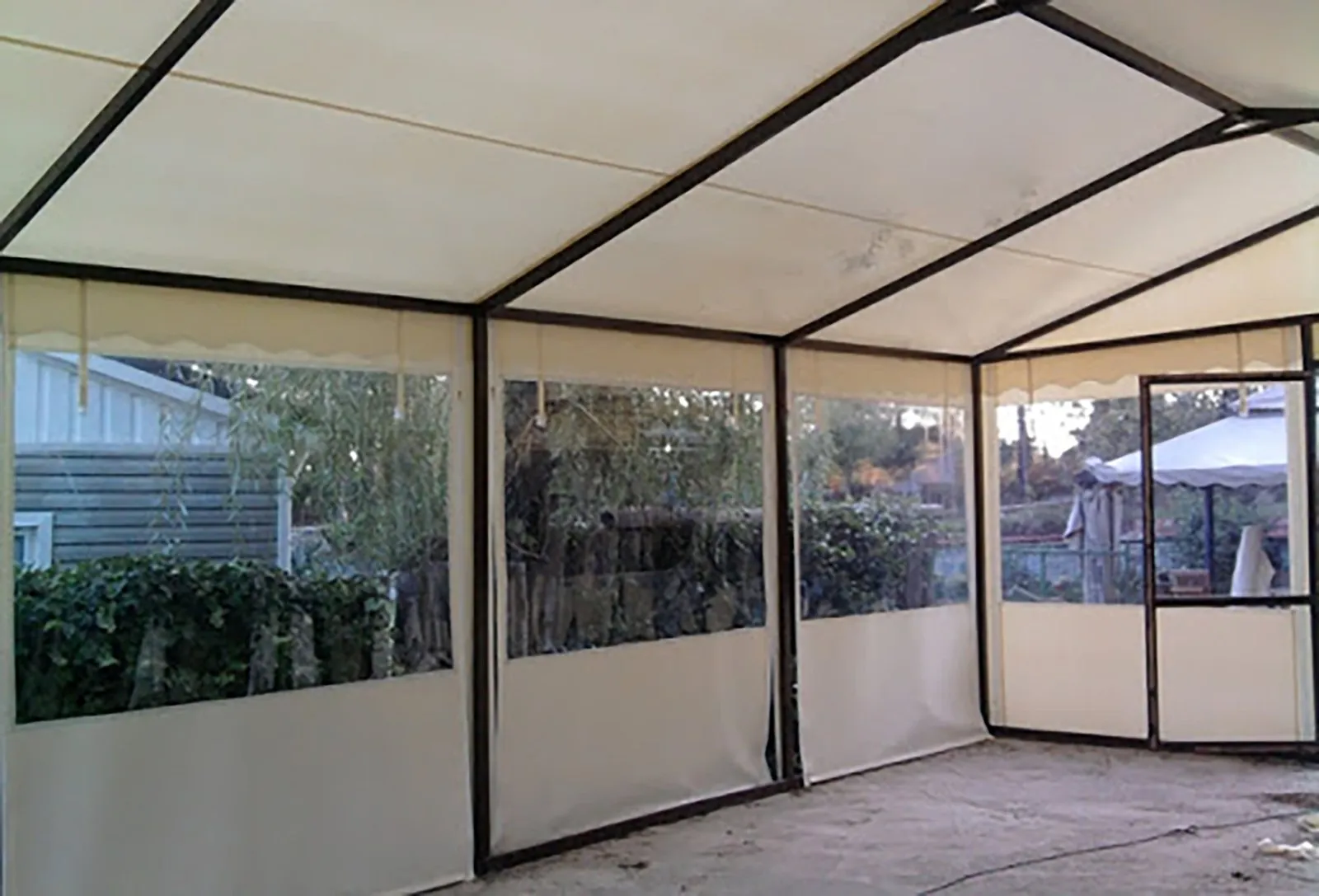Maltepe şeffaf branda uygulaması – Salimoğulları Tente