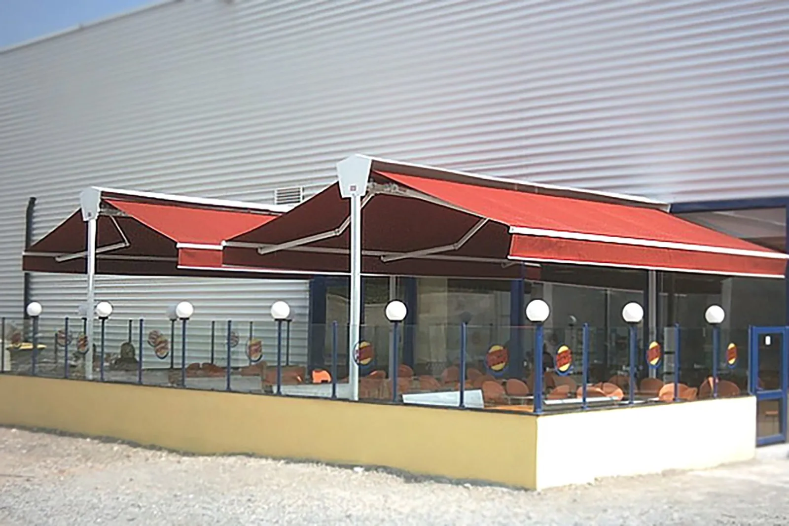 Sancaktepe çift açılır tente uygulaması – Salimoğulları Tente